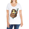 slow sloth Ladies Curvy T-Shirt
