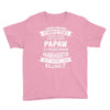 Super Cool Papaw Of A Freaking Awesome Granddaughter Youth Tee