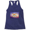 Orange cat Racerback Tank