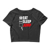 eat sleep jump Crop Top