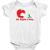 an apple a day Baby Bodysuit