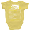 June Girl Facts Gemini Baby Onesie