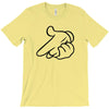 mickey pistol hands gun hip hop mens r&amp;b gangsta banksy grey t shirt s T-Shirt