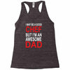 awesome chef dad Racerback Tank