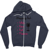 wine shopping Zipper Hoodie