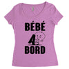 bebe a bord Women's Triblend Scoop T-shirt