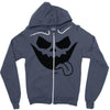 evil jack o' lantern scary Zipper Hoodie