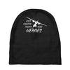 s2 air attack fire bomber vinyl decal cal fire airplane Baby Beanies