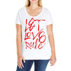let love rule Ladies Curvy T-Shirt