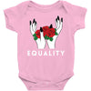 equality white Baby Bodysuit