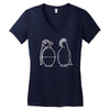 dove v's grenade banksy art Women's V-Neck T-Shirt