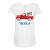 america 2 Maternity Scoop Neck T-shirt