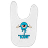 monster eye blue Baby Bibs