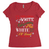 i'm dreaming of a white christms but if the white runs out i'll drink Women's Triblend Scoop T-shirt