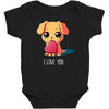 puppy love Baby Bodysuit