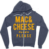 mac and cheese please Zipper Hoodie