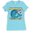narwhal Ladies Fitted T-Shirt
