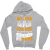 My Son Is Super Awesome His Daddy Zipper Hoodie