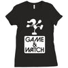 game &amp; watch tribute Ladies Fitted T-Shirt