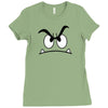 mad face Ladies Fitted T-Shirt