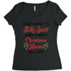 i just want to bake stuff and watch christmas movies all day Women's Triblend Scoop T-shirt