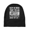 keep in mind that im an artist Baby Beanies
