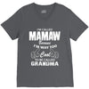 I&rsquo;m Called Mamaw Because I&rsquo;m Way Too Cool To Be Called Grandma V-Neck Tee