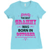 The Best Grammy Was Born In October Ladies Fitted T-Shirt