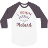 l homme parfait est motard 3/4 Sleeve Shirt
