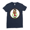 ozil anime Ladies Fitted T-Shirt