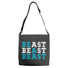Be A Beast Adjustable Strap Totes