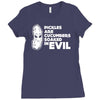 pickles are cucumbers soaked in evil Ladies Fitted T-Shirt