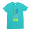Lightsaber Rainbow Ladies Fitted T-Shirt