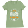 Legends Are Born In May Ladies Fitted T-Shirt