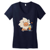 bffs (steven and lion) Women's V-Neck T-Shirt