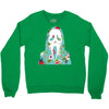 scream floral Crewneck Sweatshirt