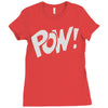 pow ! Ladies Fitted T-Shirt