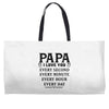 I Love you Papa Weekender Totes