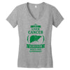 I am a Liver Cancer Survivor - What's Your Superpower? Women's V-Neck T-Shirt