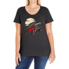 dead man walking Ladies Curvy T-Shirt
