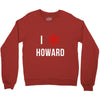 i heart howard Crewneck Sweatshirt