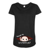 Excuse Me Is It March Yet Baby Boy Maternity Scoop Neck T-shirt
