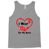 niece i wear a red heart ribbon Tank Top