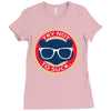 try not to suck Ladies Fitted T-Shirt