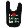 Love Rose Baby Bibs