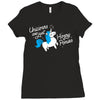 unicorns are just horny ponies Ladies Fitted T-Shirt