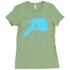 water planet global warming world ocean banksy nature graphic Ladies Fitted T-Shirt