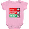 bat safety Baby Onesie