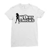no fat chicks Ladies Fitted T-Shirt