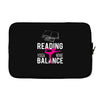 Reading Yoga Wine Balance Laptop sleeve